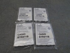 Lot of 4 OEM New Casio BTR811B C811 1800mAh batteries