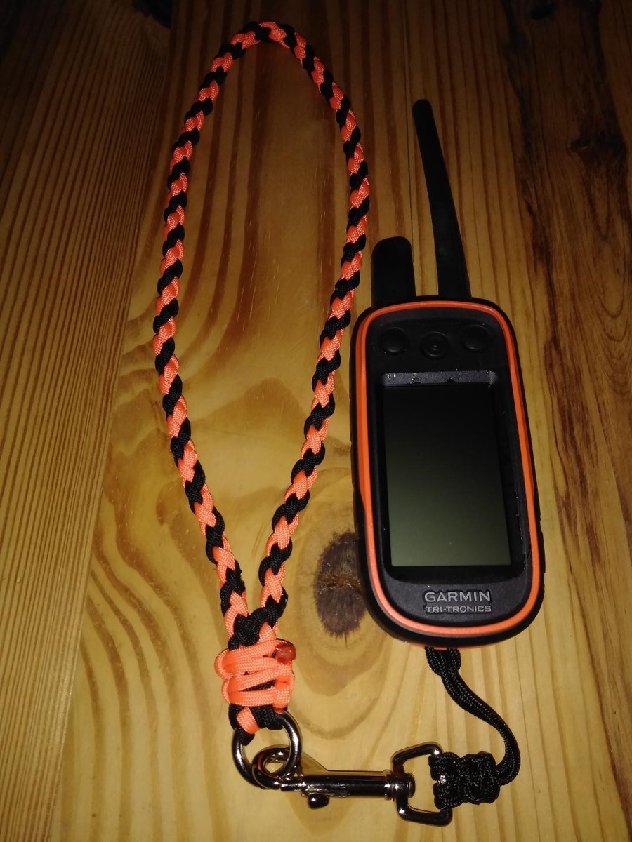 ALPHA 100 AND ASTRO 320 430 PARACORD NECK LANYARD WITH SNAP LOOPS