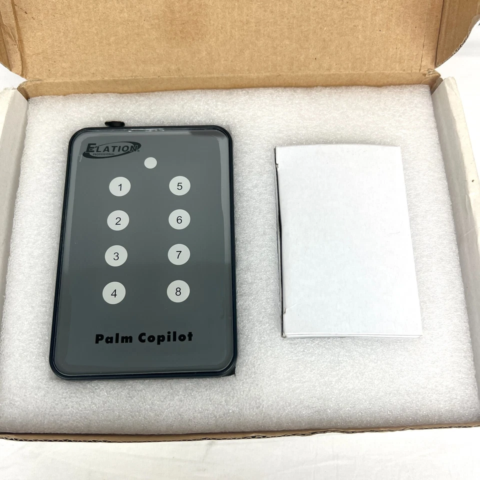 Elation PALM COPILOT 8-Channel DMX Controller w/ Power Cord in Box - Image 2 of 4