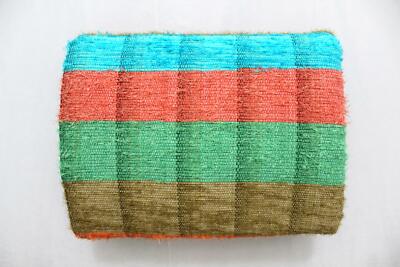 4X6 Chindi Rug Rectangular Carpet Beautifull Bohemian Gypsy Garden Yoga Mat Aa