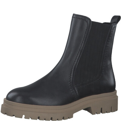 Marco Tozzi Women's Boots Ankle Boots Slip-On Boots Leather Black 25425