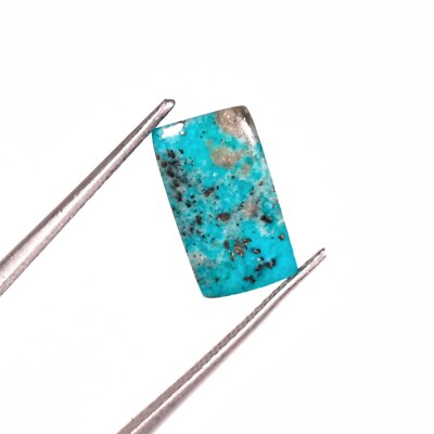 3.70Ct Natural Persian Turquoise Sky Blue color Rectangle Shape Cabochon Loose