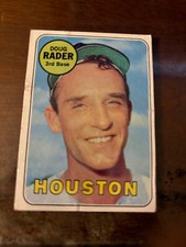 1969 Topps baseball set break #119 Doug Rader Houston Astros VG vg-