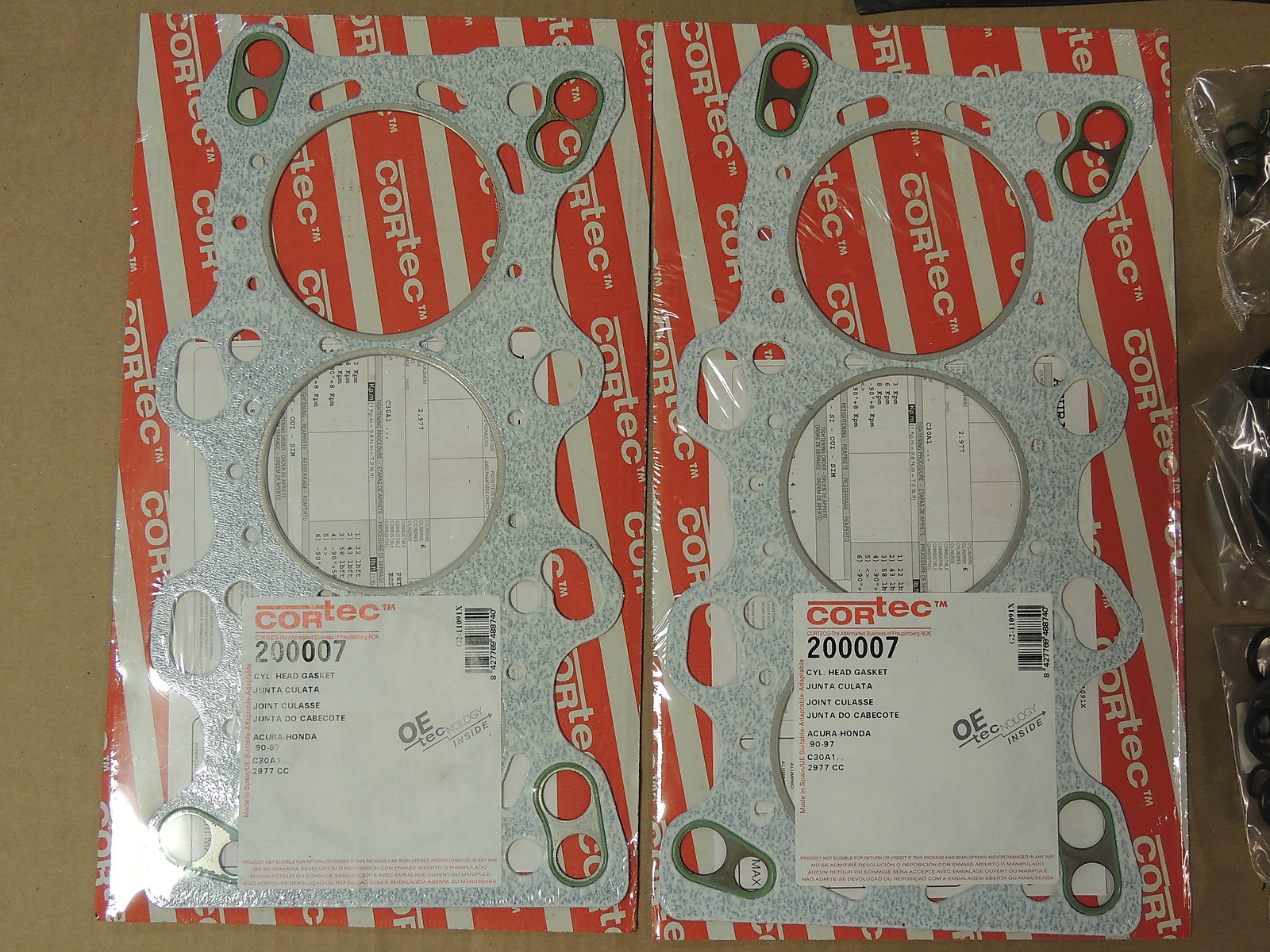 Corteco 320007 Engine Full Gasket Set for 1991-2001 Acura NSX 3.0L C30A1 DOHC V6