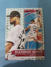 Sandy Alcantara 2022 Donruss Diamond Kings Liberty , #19 , Miami Marlins