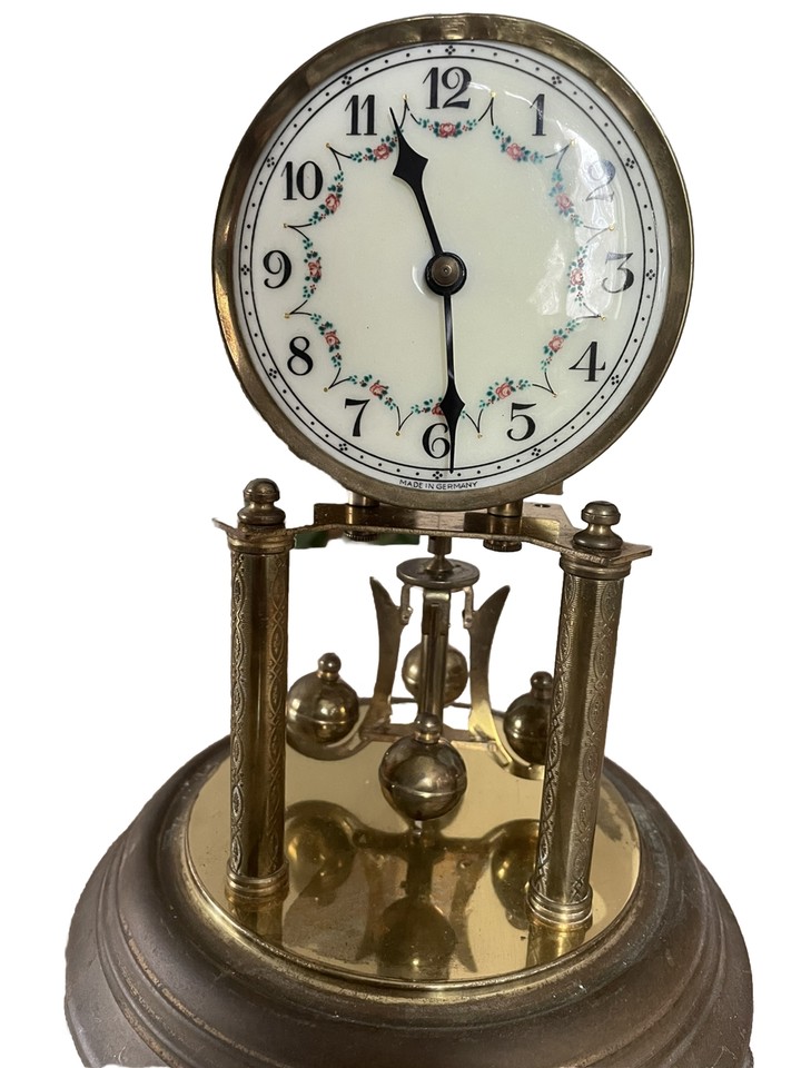 Vintage 1949 Vintage Forestville Anniversary Wind Up Dome Clock Made