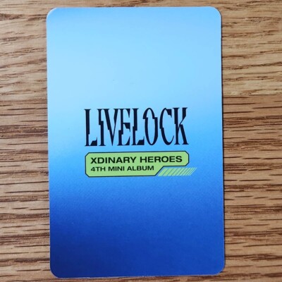 O.De Official Photocard Xdinary Heroes 4th Mini Album Livelock