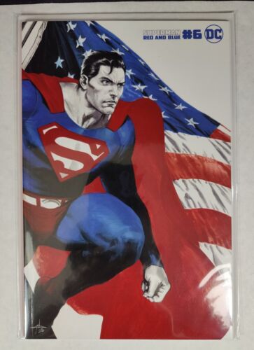 SUPERMAN Red and Blue #6 DC COMICS 2021 Gabriele Dell'Otto Variant NM/NM+/UNREAD - Picture 1 of 4