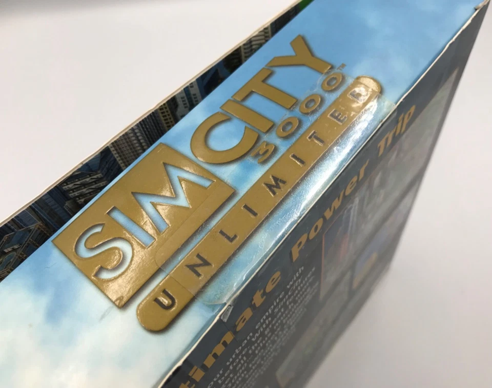 SEALED Sim City 3000 Unlimited | BIG BOX PC CD ROM | FACTORY SEALED - Image 4 of 4