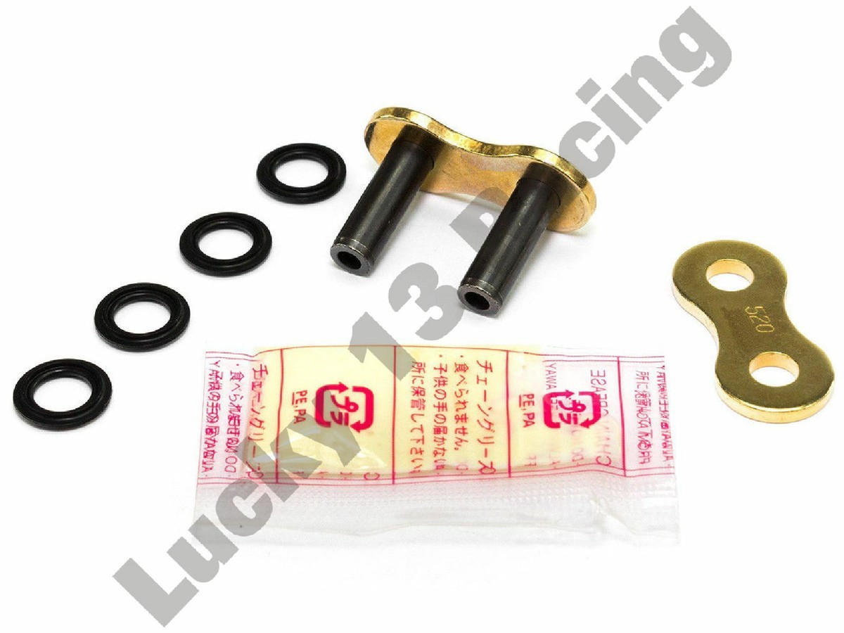 コム DID 520 VX3 rivet link gold X ring hollow Chain connection