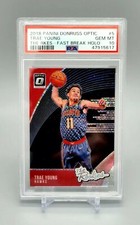 2018 Optic Holo Trae Young Fast Break Prizm The Rookies Hawks RC PSA 10 💎 Mint