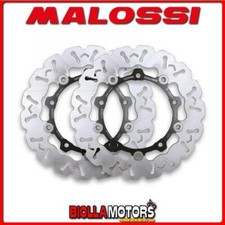 6216320E COPPIA DISCHI FRENO MALOSSI YAMAHA TMAX 500 IE 4T LC 2004->2007 D. ESTE