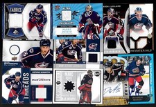 COLUMBUS BLUE JACKETS AUTOGRAPH JERSEY NHL HOCKEY CARD SEE LIST
