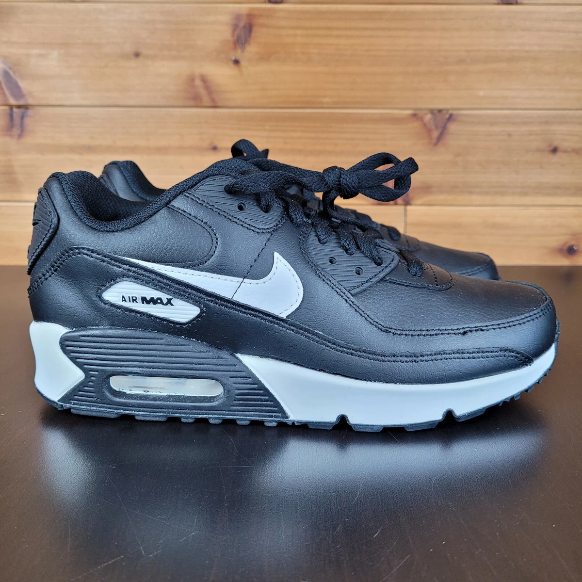 Chinese kool rol Telegraaf Nike Air Max 90 LTR (GS) Sneaker Shoes CD6864 010 Black Size 6Y No Box  B-Grade | eBay