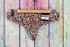 Women's NOBO No Boundaries Cotton Thong M - 3XL Multicolor Panty Underwear NWT