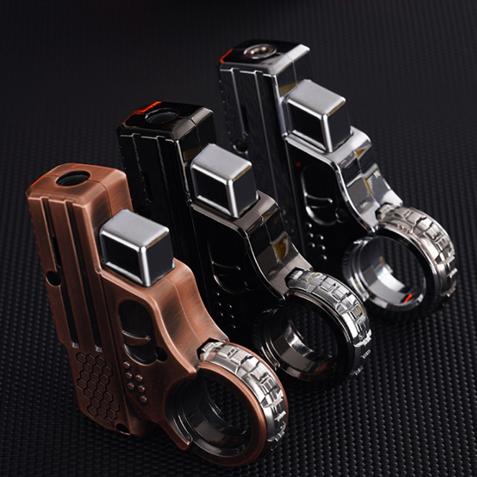 Pistol Shaped Gun Lighter Butane Torch Lighter- Windproof, Refillable