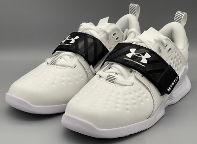 Under Armour UA Reign Lifter Gym Weightlifting Shoe White Mens 6  