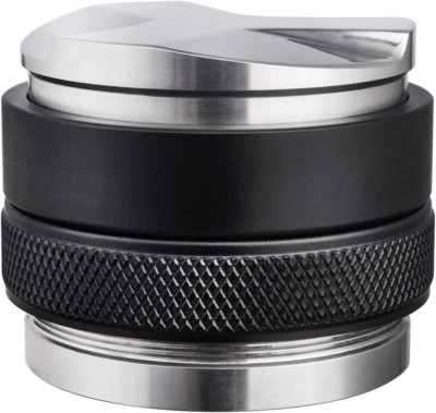 58mm Dual Head Coffee Distributor & Tamper - Adjustable Depth for Espresso