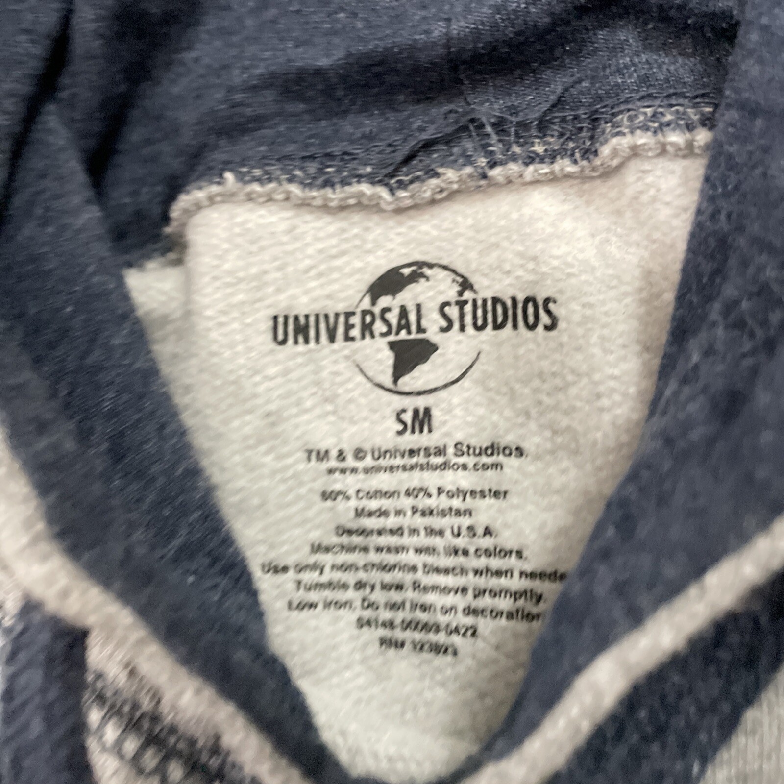 UNIVERSAL STUDIOS HOLLYWOOD Hoodie Women S M Gray Pullover Sweatershirt SM