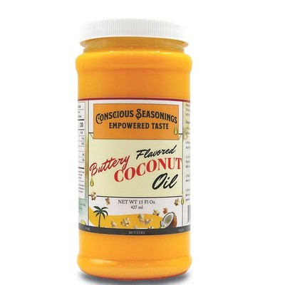 CS Popcorn - Butter Flavored Oil | Rich and Creamy Coconut Oil | Healthy, Non...