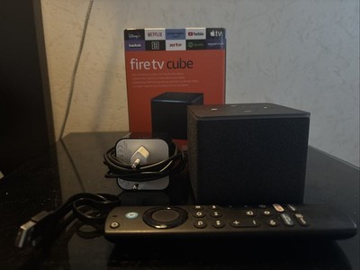 Amazon Fire TV Cube 3. Gen (Neueste Generation) - Alexa, Wi-Fi 6E, 4K Ultra HD