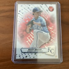 Topps 2023 Pristine Brady Singer Royals #58 Serial Numbered /5
