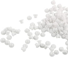 5mm Plastic Hole Plugs 200PCS White 3/16 Inches Round Button Flush Type Plugs S