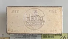 FOSTER .999 SILVER BAR 3 OZ. HECLA MINING WITH JUSTICE ON THE REVERSE
