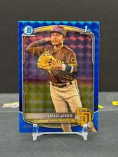 2025 Bowman Chrome Ismael Javier 1st Bowman Blue Geometric Refractor /150 Padres