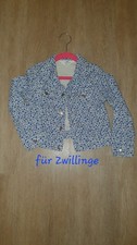Jeansjacke Mit Blumenmuster Für Zwillinge Gr...