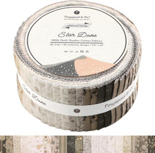 'S Twirlie Roll 40 Precut Quilting Fabric Strips for Quilting Supplies, Crafting