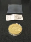 Gold Giants 1933 Gold Double Eagle 2012 70mm Coin Medal Gold Plated w/COA