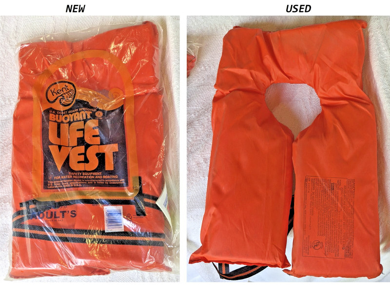 2 KENT ADULT TYPE II PFD COAST GUARD APPROVED NEAR-SHORE BUOYANT VESTS/1 new