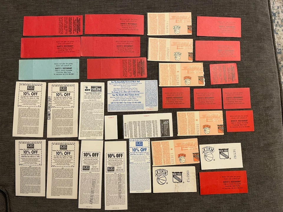 31 St. John's Basketball Ticket Stubs (Full Tickets) From 1984-2010. - Image 3 of 3