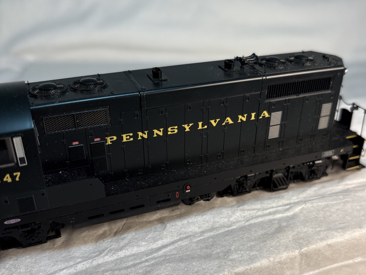 HO Athearn Gen. PRR GP7 8549-Tsunami SND/DCC-missing One Long Handrail-Run Gd