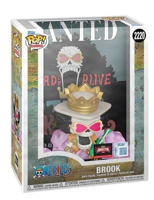 Funko Pop One Piece Wanted Poster Brook #2220 - TargetCon