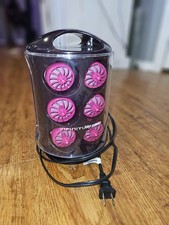 Infiniti Pro Conair Pink Hot Rollers Curl 12 Silicone Snap Curlers Model HS63