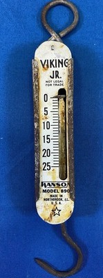 Hanson Viking Junior 890 Hanging Scale Vintage Fishing / Tackle USA Works Great