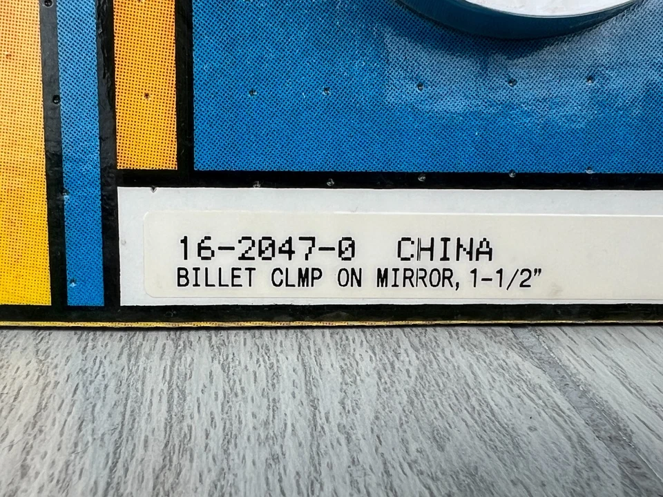 Empi 16-2047 Billet Aluminum Rear View Mirror, Clamp On 1-1/2" Tube VW Baja Bug - Image 2 of 2