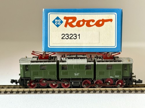 Roco N 23231 E-Lok BR E91 03 DB grün Lokomotive in OVP Anleitung | Zustand: Gebraucht