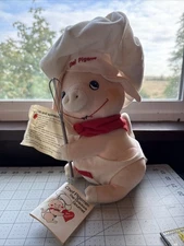 VINTAGE 1982 ITI HAWAII CHEF PIGERRE PIG GRACIOUS PLUSH WITH WHISK DANA DESIGNS
