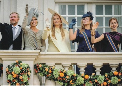 ***ORIGINAL POSTCARD-2025***KÖNIGIN MAXIMA-WILLEM-ALEXANDER-FAMILIE-ORANJE-ADEL