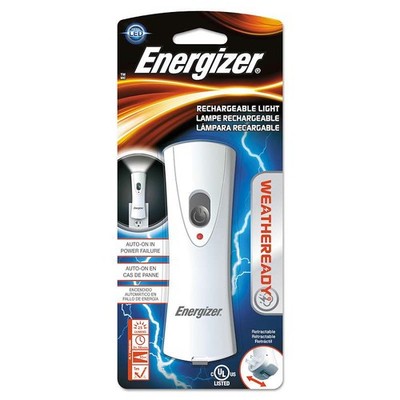 Energizer  Rechargeable LED Flashlight, 1 NiMH, Silver/Gray