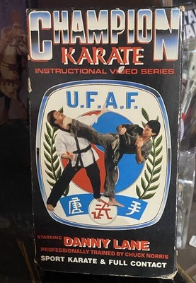 Vintage 1989 Champion Instructional Karate VHS Vol. 9 U.F.A.F Danny Lane