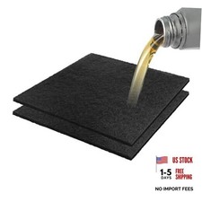 Oil Drain Splash Pad, 22" Square No Splatter Pad for Transmission Drain 2 PCS
