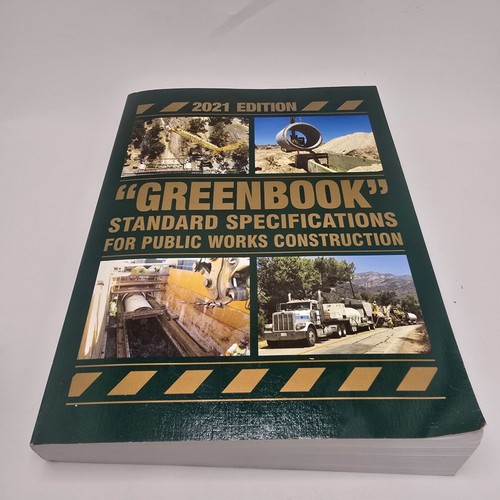 2021 Greenbook: Standard Specifications for Public Works Construction