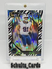 ED OLIVER 2024 SELECT CLUB LEVEL ZEBRA PRIZM SSP BILLS CASE HIT 