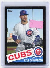 2020 Topps Kyle Schwarber 1985 35th Anniversary Black (Series One) #/299