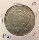 1924 Peace Silver Dollar