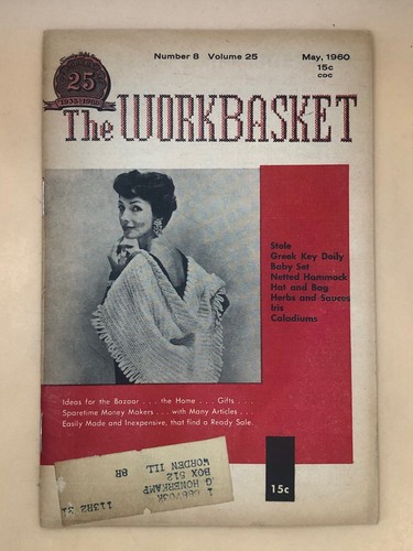 Workbasket Magazine 1960 ENTIRE YEAR 12 ISSUES CRAFTS CROCHET KNITTING VINTAGE - Picture 10 of 24